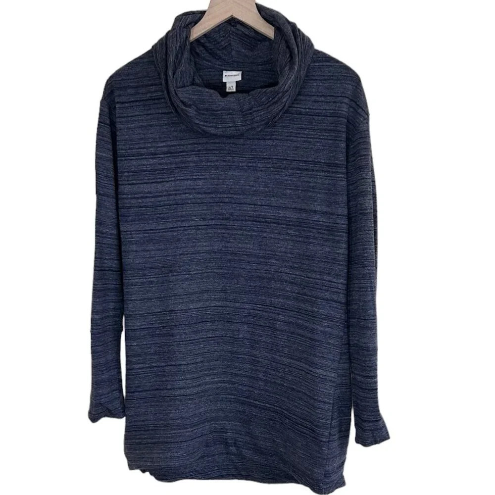 Merona Marled Cowl Neck Sweater Dress L
